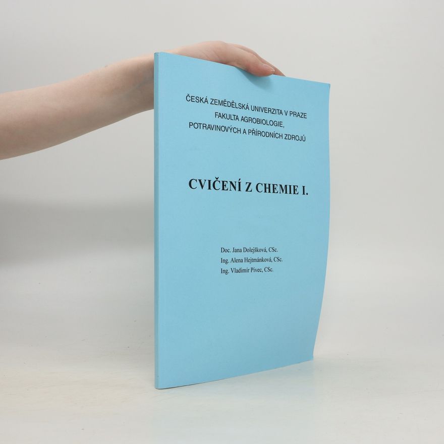 Jana Dolejšková Cvičení z chemie I.