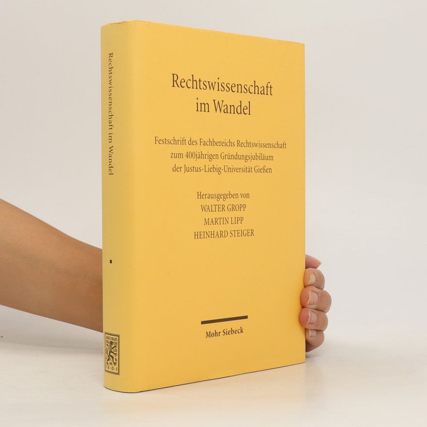 Walter. author Gropp Rechtswissenschaft im Wandel