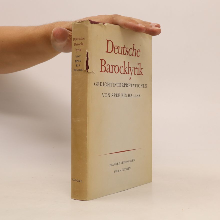 Martin Bircher Deutsche Barocklyrik