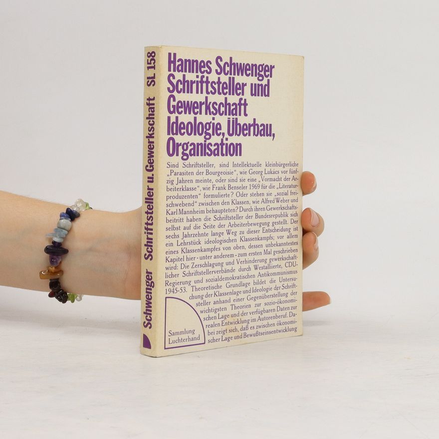 Hannes Schwenger Schriftsteller und Gewerkschaft