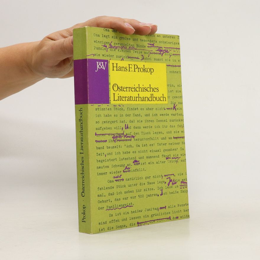 Hans F. Prokop Österreichisches Literaturhandbuch