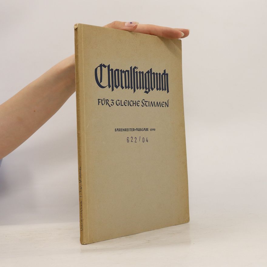 Christhard Mahrenholz Choralsingbuch für 3 gleiche Stimmen