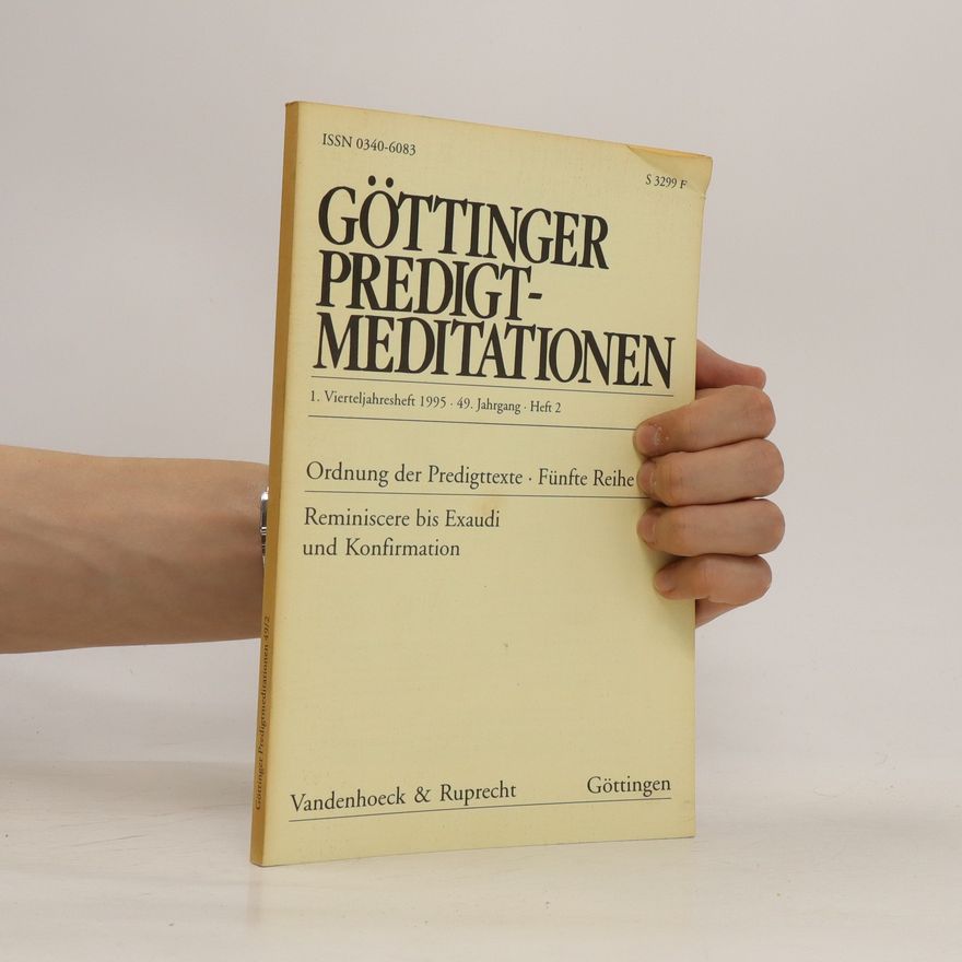 Autorenkollektiv Gottinger predigtmeditationen