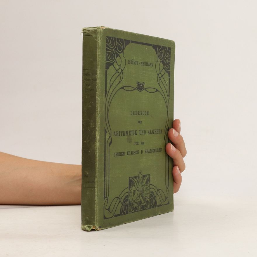 Anton Neumann Lehrbuch der Arithmetik und Algebra