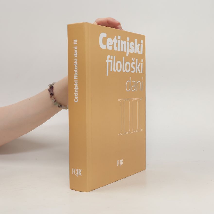 Various authors Cetinski filološki dani III