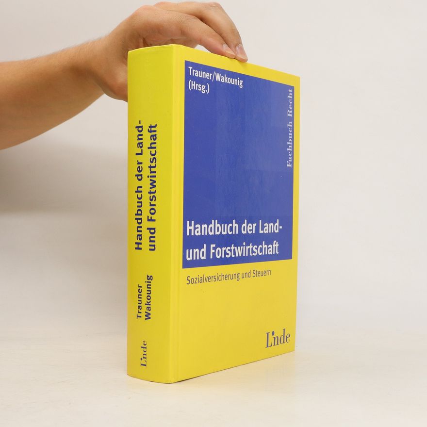 Anton Trauner Handbuch der Land- und Forstwirtschaft
