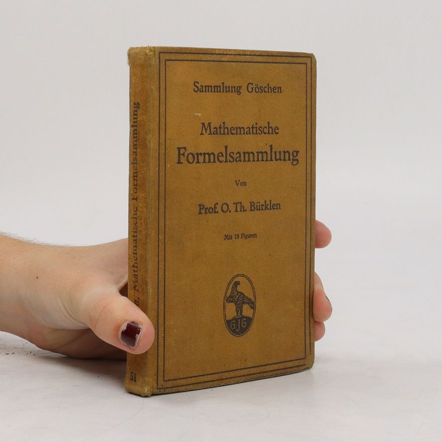 O. Th. Bürklen Mathematische Formelsammlung