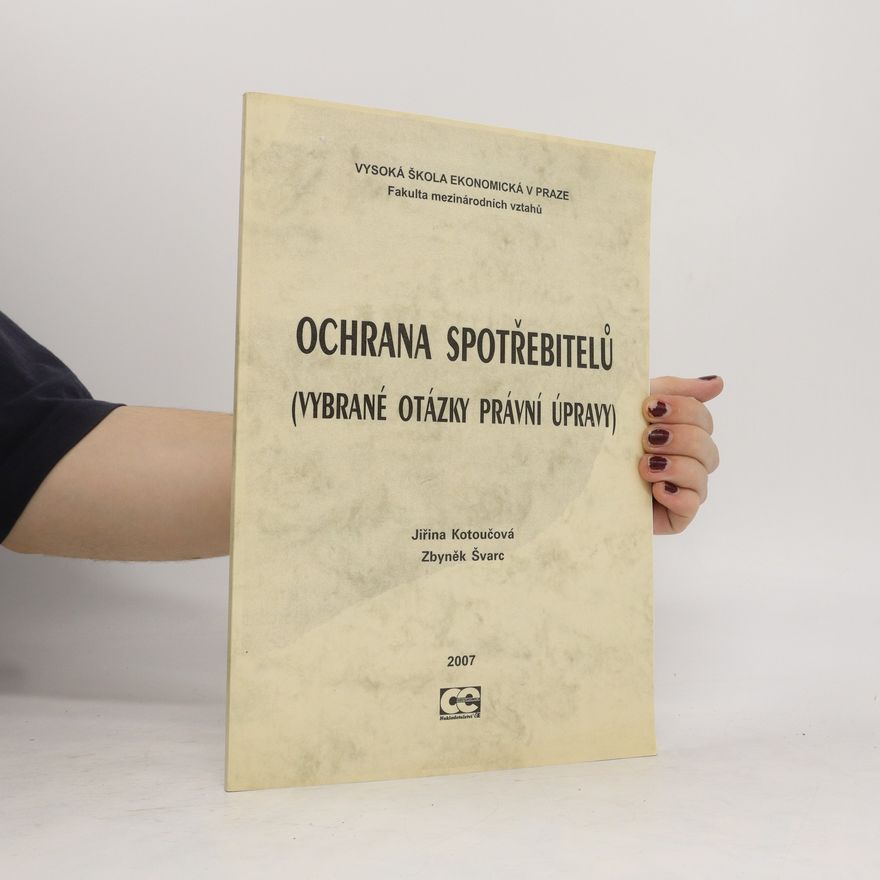 Zbyněk Švarc Ochrana spotřebitelů