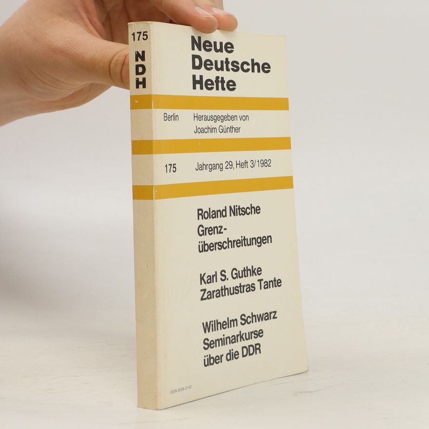 Kolektiv autorů Neue Deutsche Hefte 3/1982