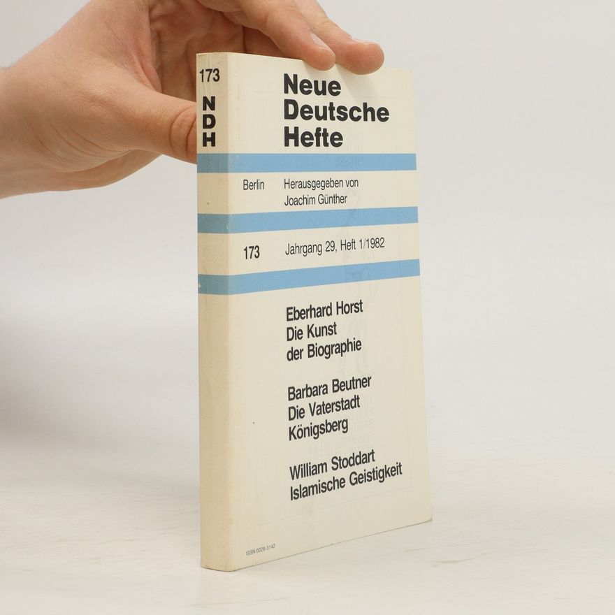Kolektiv autorů Neue Deutsche Hefte 1/1982