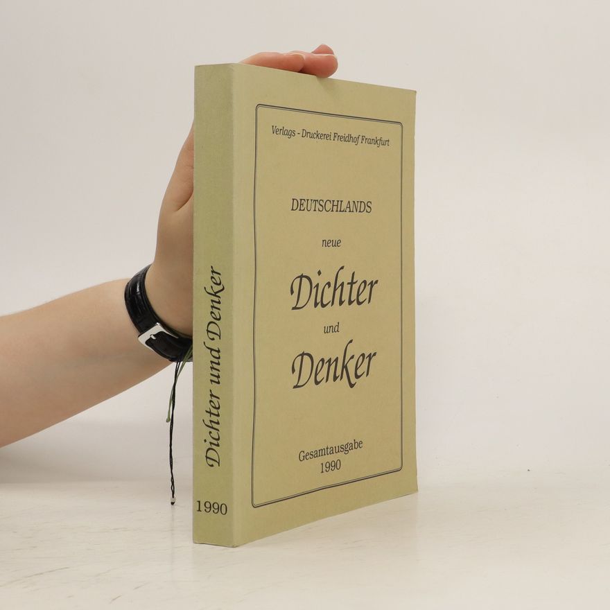 Various authors Deutschlands neue Dichter und Denker
