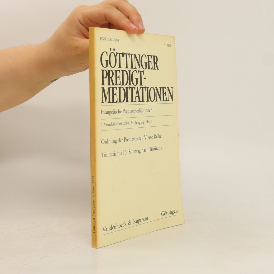 Autorenkollektiv Göttinger Predigtmeditationen 54/3
