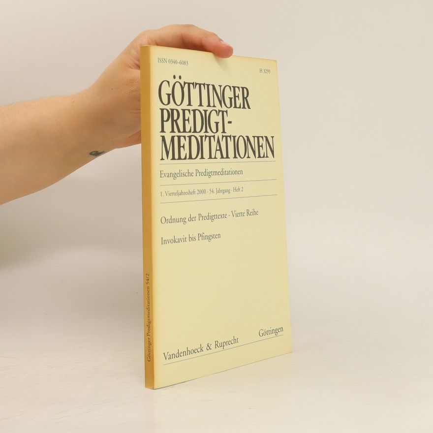 Autorenkollektiv Göttinger Predigtmeditationen 54/2