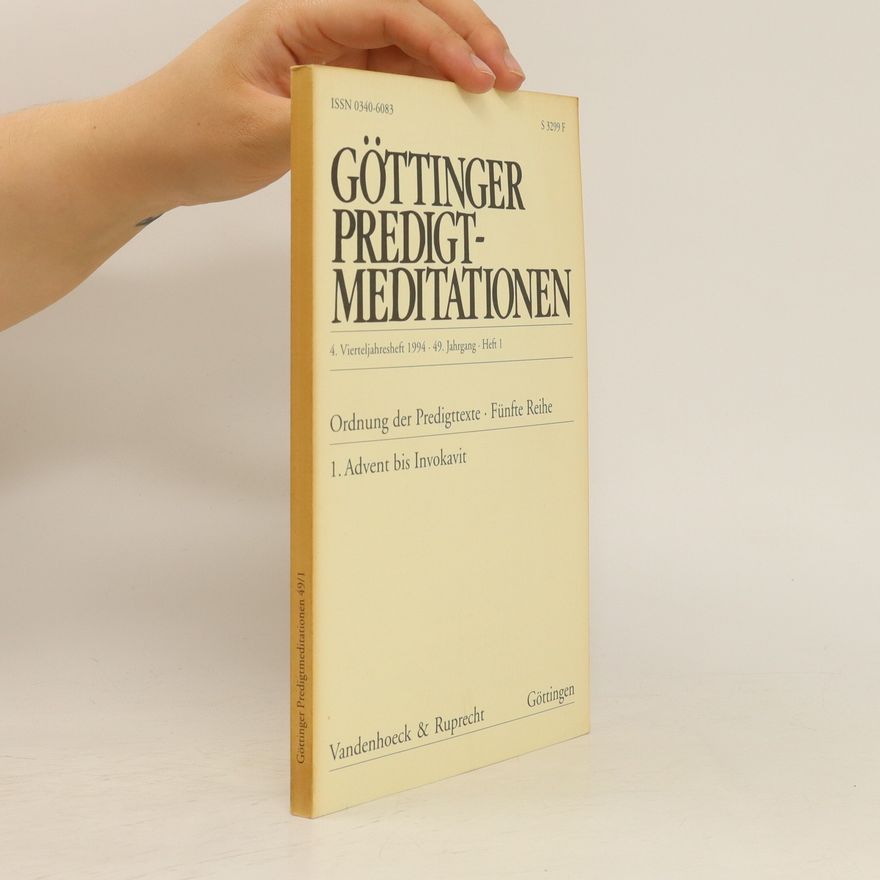 Autorenkollektiv Göttinger Predigtmeditationen 49/1