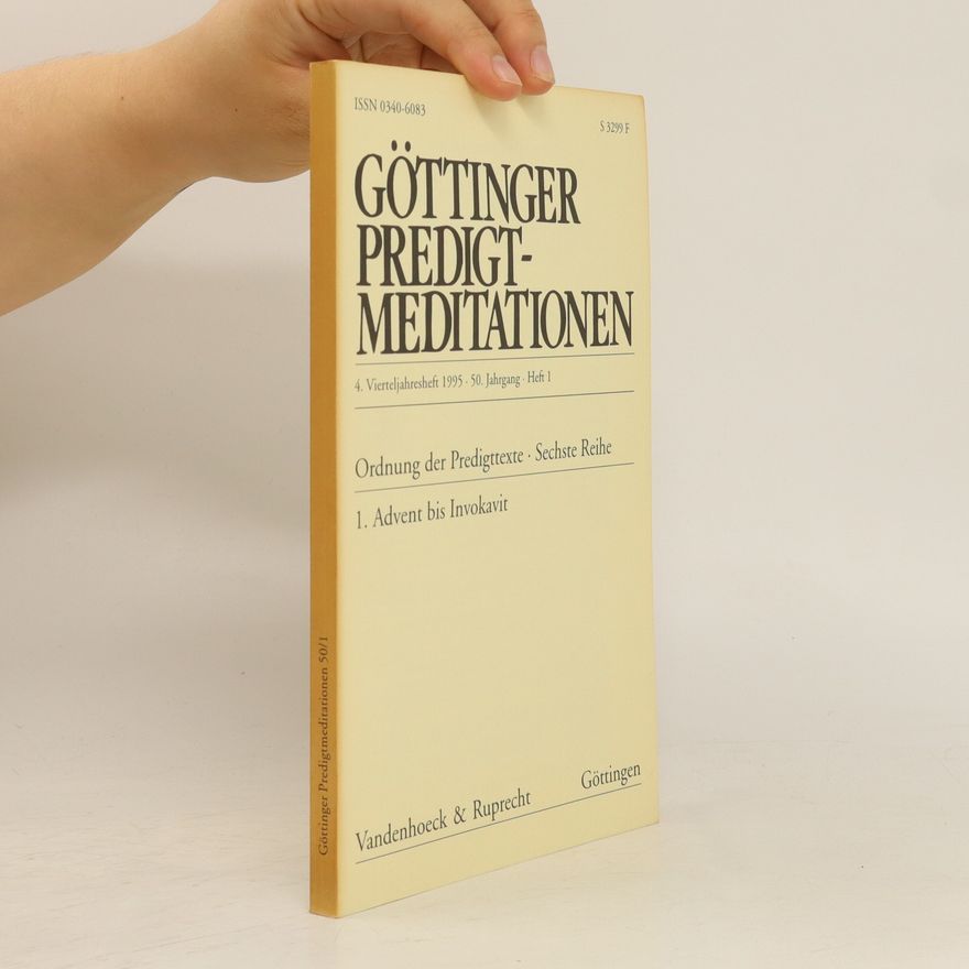 Autorenkollektiv Göttinger Predigtmeditationen 50/1