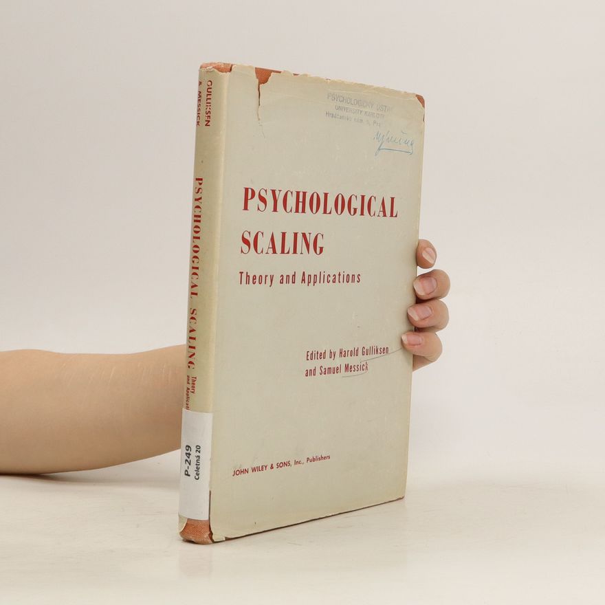Clyde H Coobs A Theory of Psychological Scaling