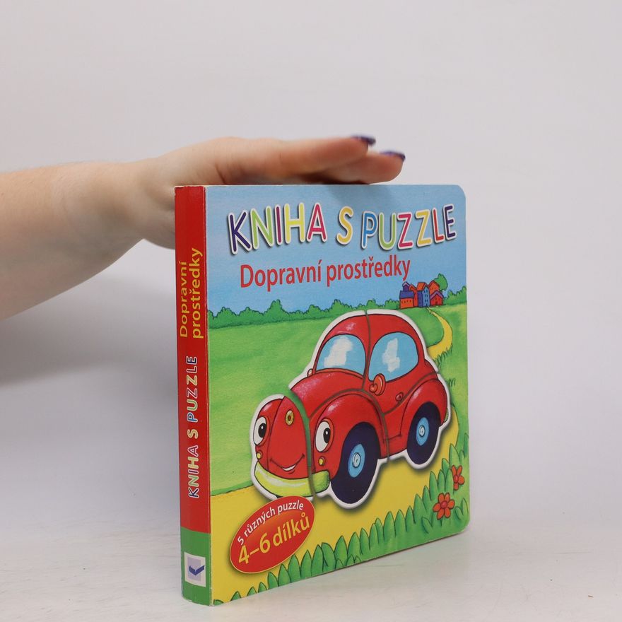 Vera Brüggemann Kniha s puzzle dopravní prostředky