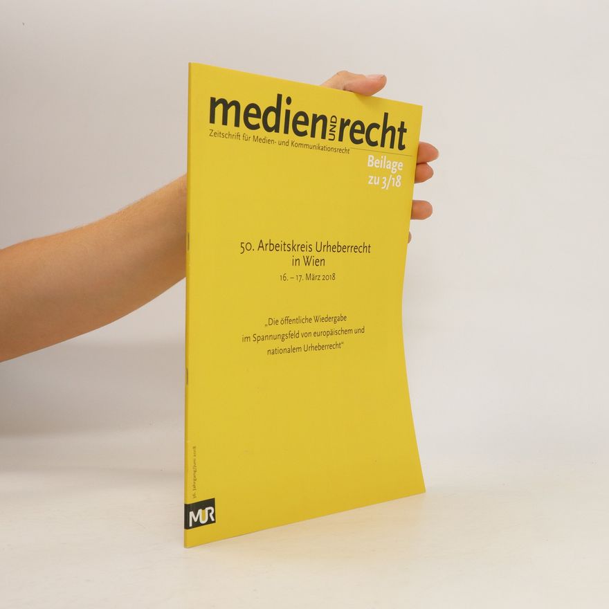 Autorenkollektiv Medien und Recht 3/18