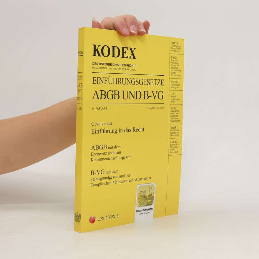 Kolektiv autorů Einführungsgesetze ABGB und B-VG
