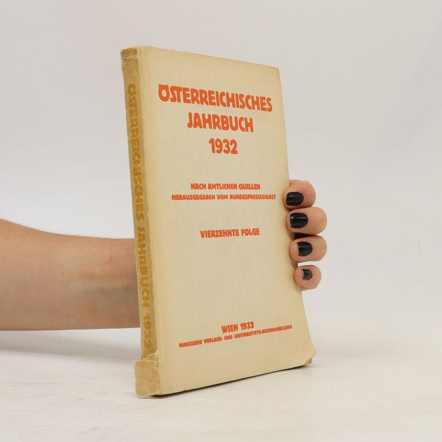 Autorenkollektiv Österreichisches Jahrbuch 1932