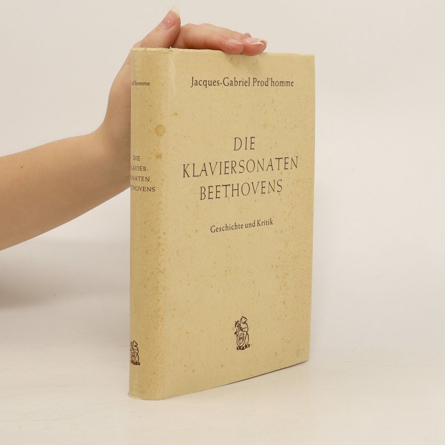 Jacques-Gabriel Die Klaviersonaten Beethovens