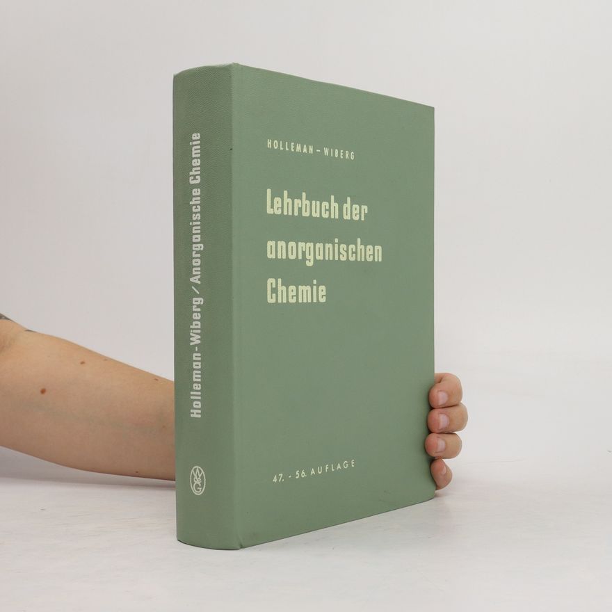 Arnold F. Holleman Lehrbuch der anorganischen Chemie