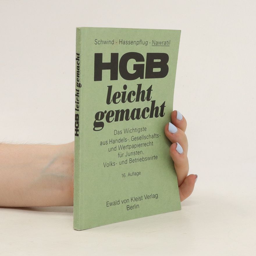 Heinz Nawratil HGB leicht gemacht
