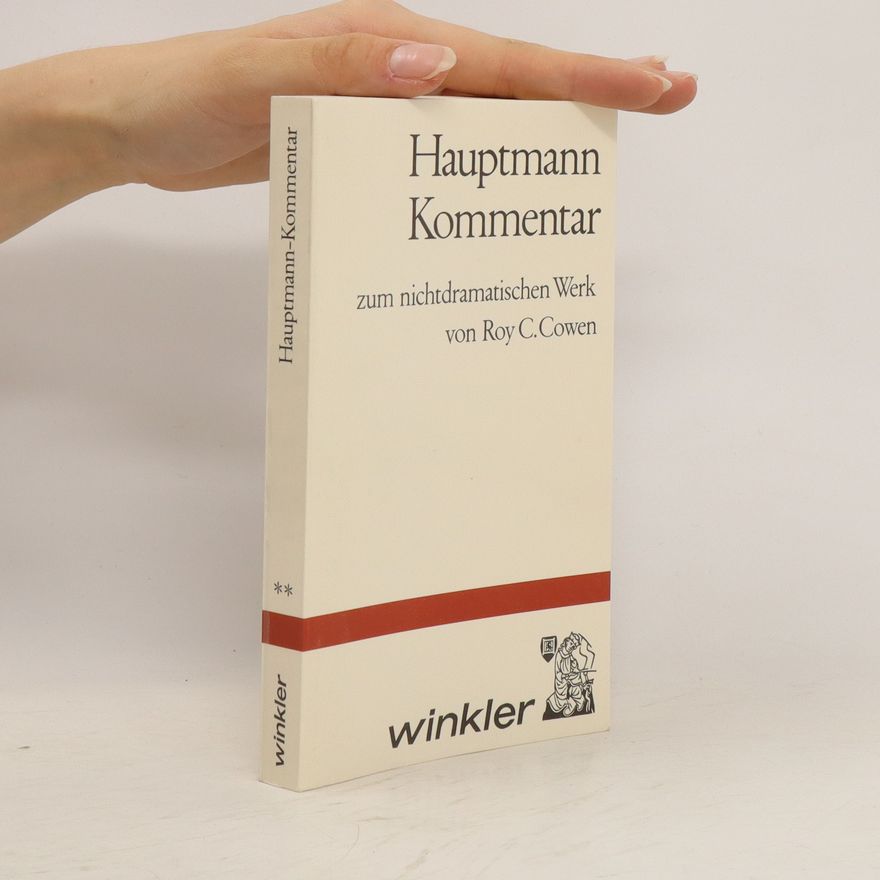 Roy C. Cowen Hauptmann-Kommentar 2