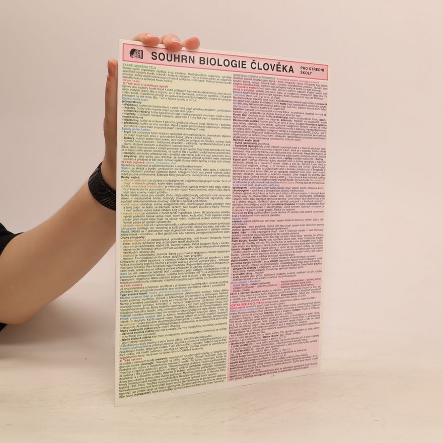 Vlastimila Pešková Souhrn biologie člověka pro střední školy