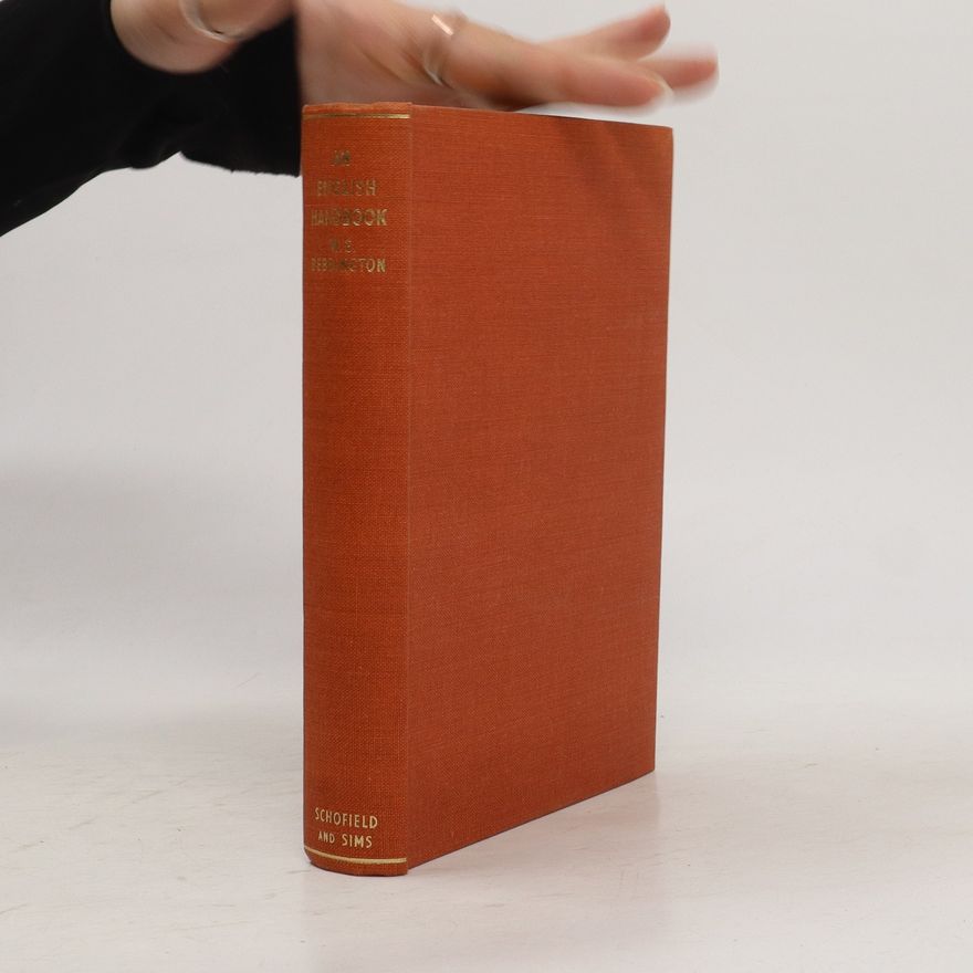 William George Bebbington An English handbook