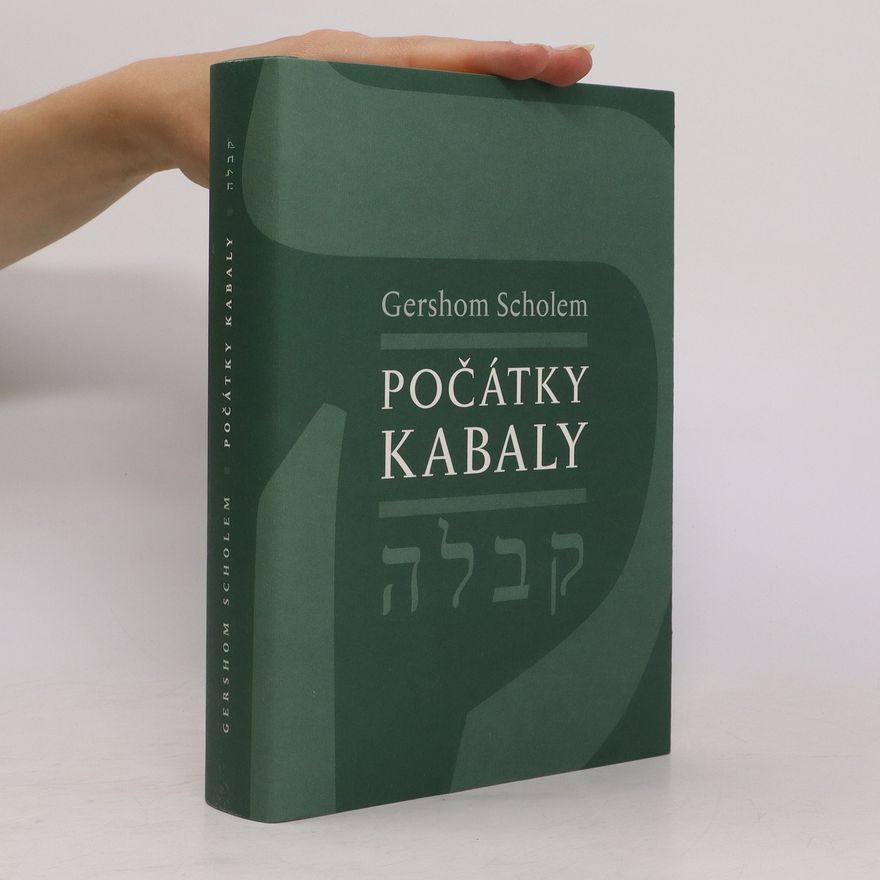 Gershom Scholem Počátky kabaly