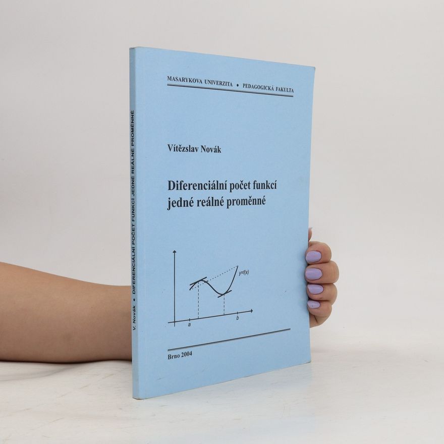 Vítězslav Novák Diferenciální počet funkcí jedné reálné proměnné