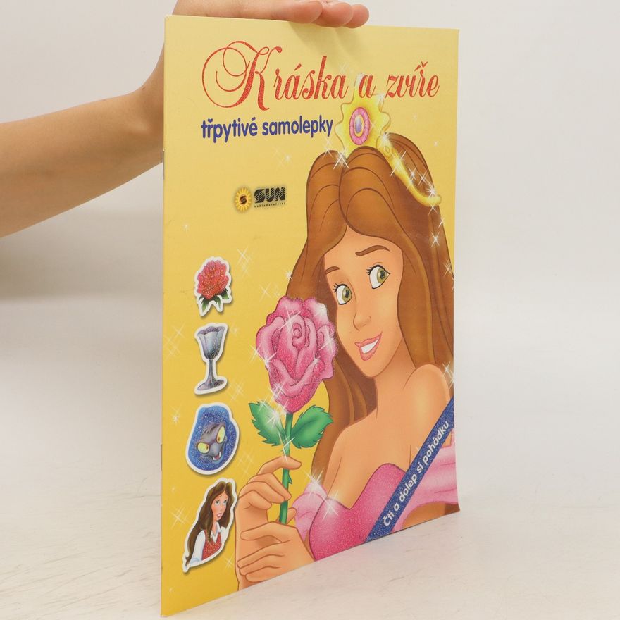 Kateřina Radilová Kráska a zvíře, třpytivé samolepky