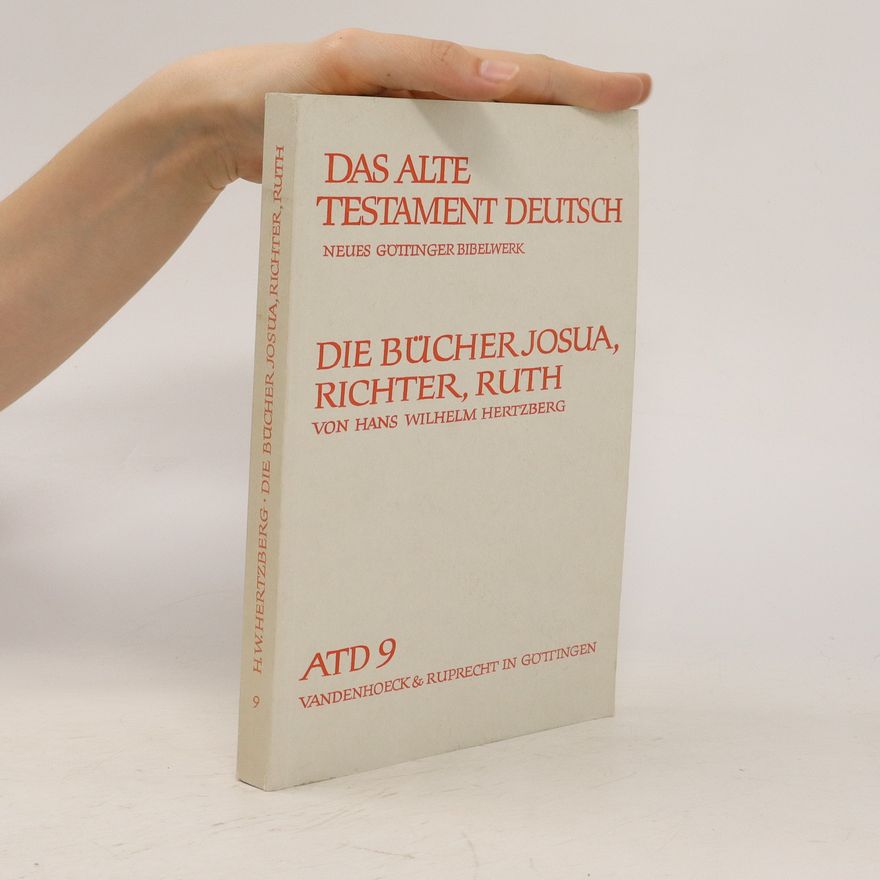 H. W. Hertzberg Das alte testament deutsch ATD 9