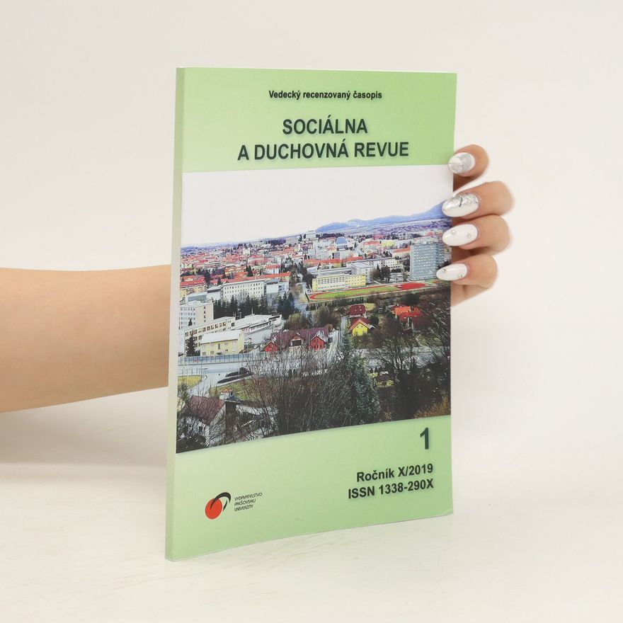 Autorenkollektiv Sociálna a duchovná revue. Ročník X/19
