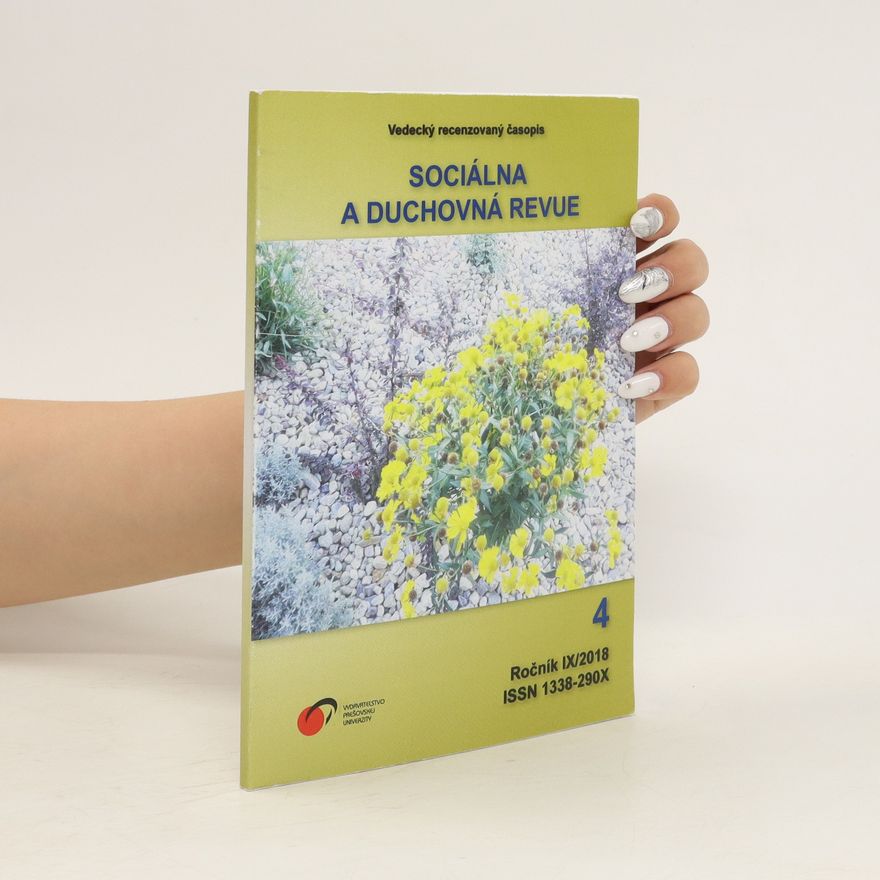 Autorenkollektiv Sociálna a duchovná revue IX/2018