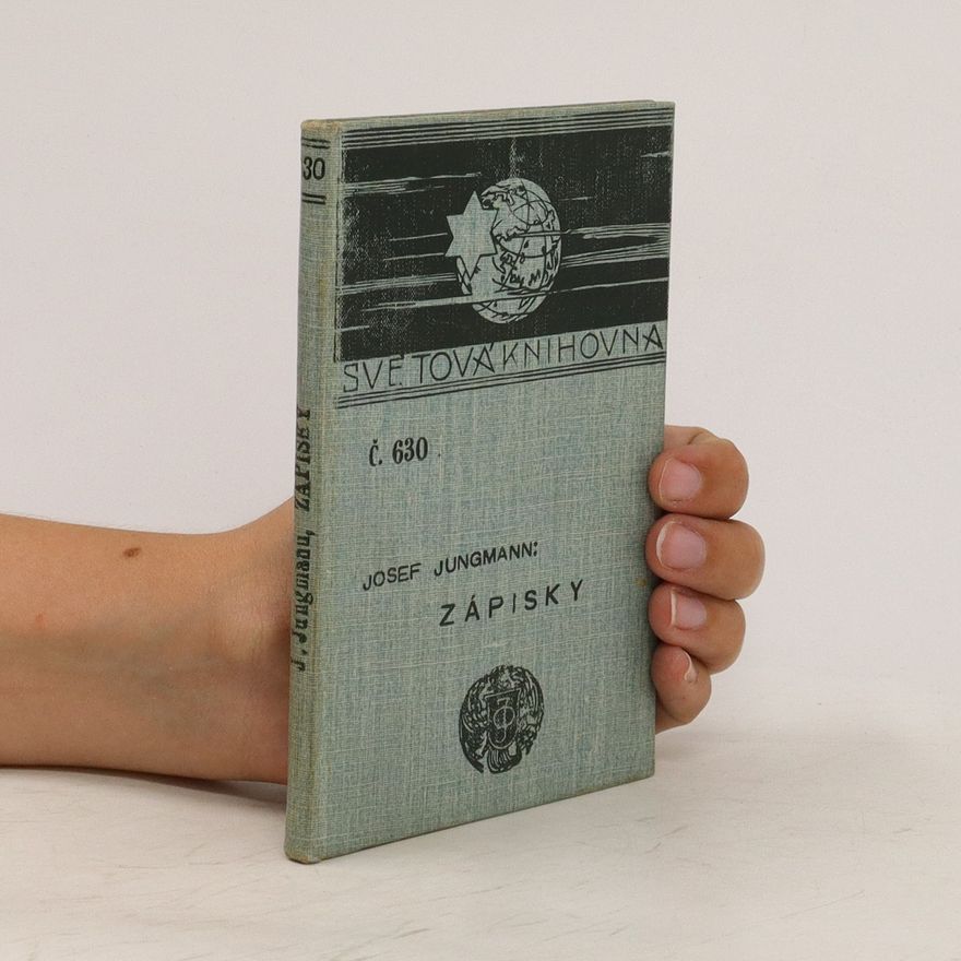 Zdeněk Václav Tobolka Josef Jungmann. Zápisky č. 630