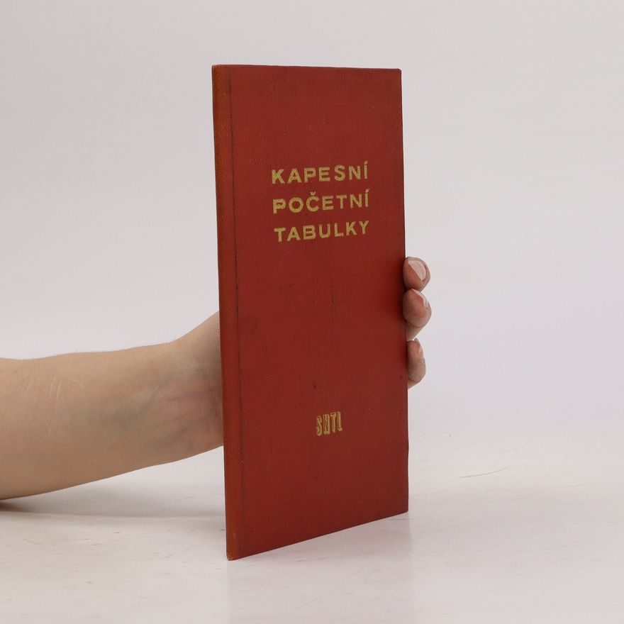 František Glanc Kapesní početní tabulky