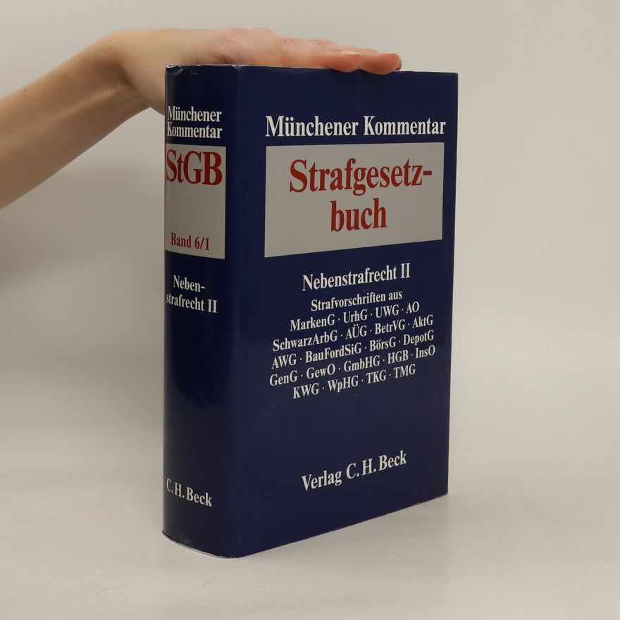 Roland Schmitz Münchener Kommentar zum Strafgesetzbuch. Band 6