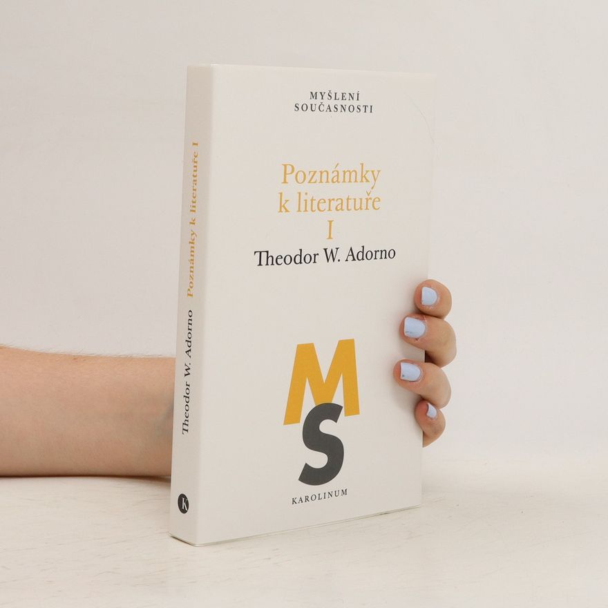 Theodor W. Adorno Poznámky k literatuře I