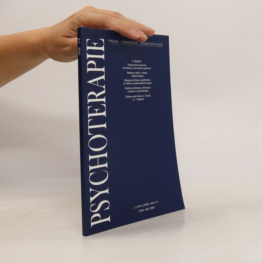 Various authors Psychoterapie 2. ročník, číslo 3-4