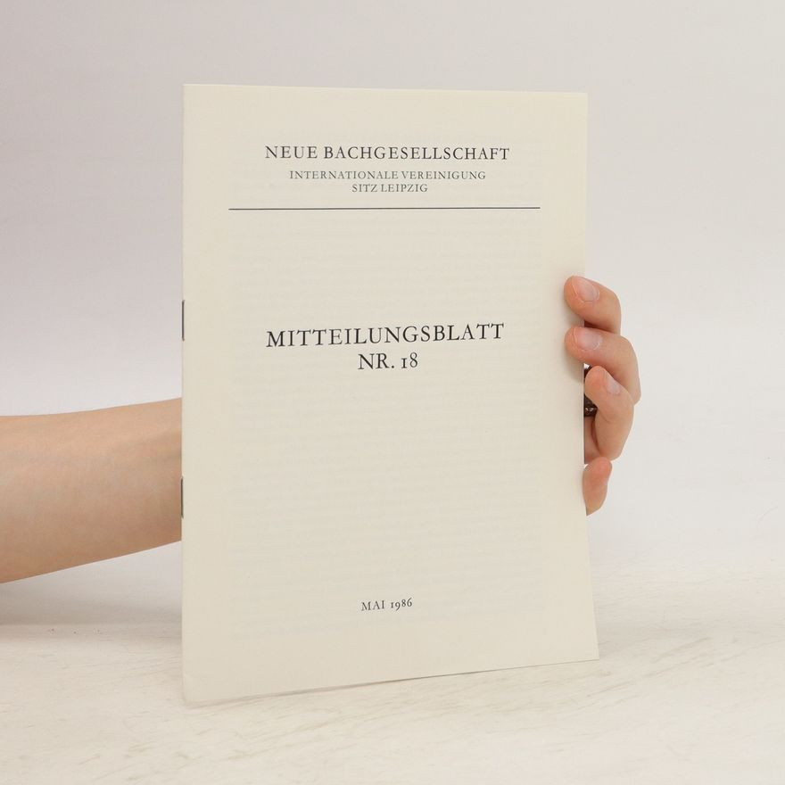 Collectif d'auteurs Mitteilungsblatt 18/1986
