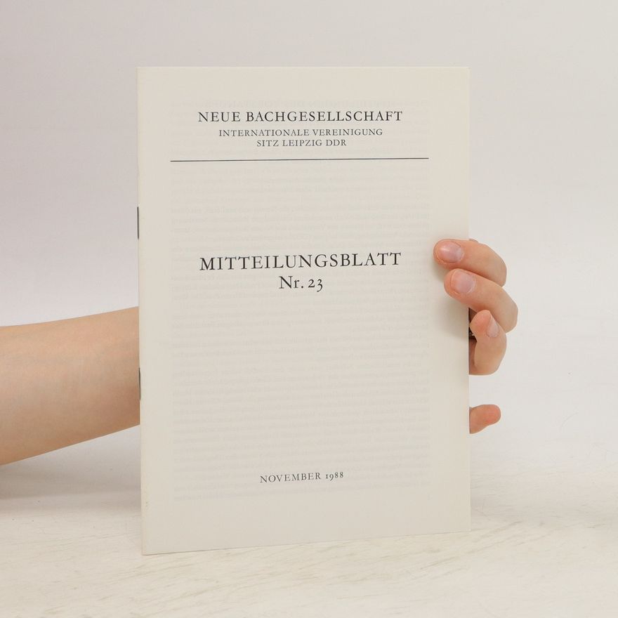 Autorenkollektiv Mitteilungsblatt 23/1988