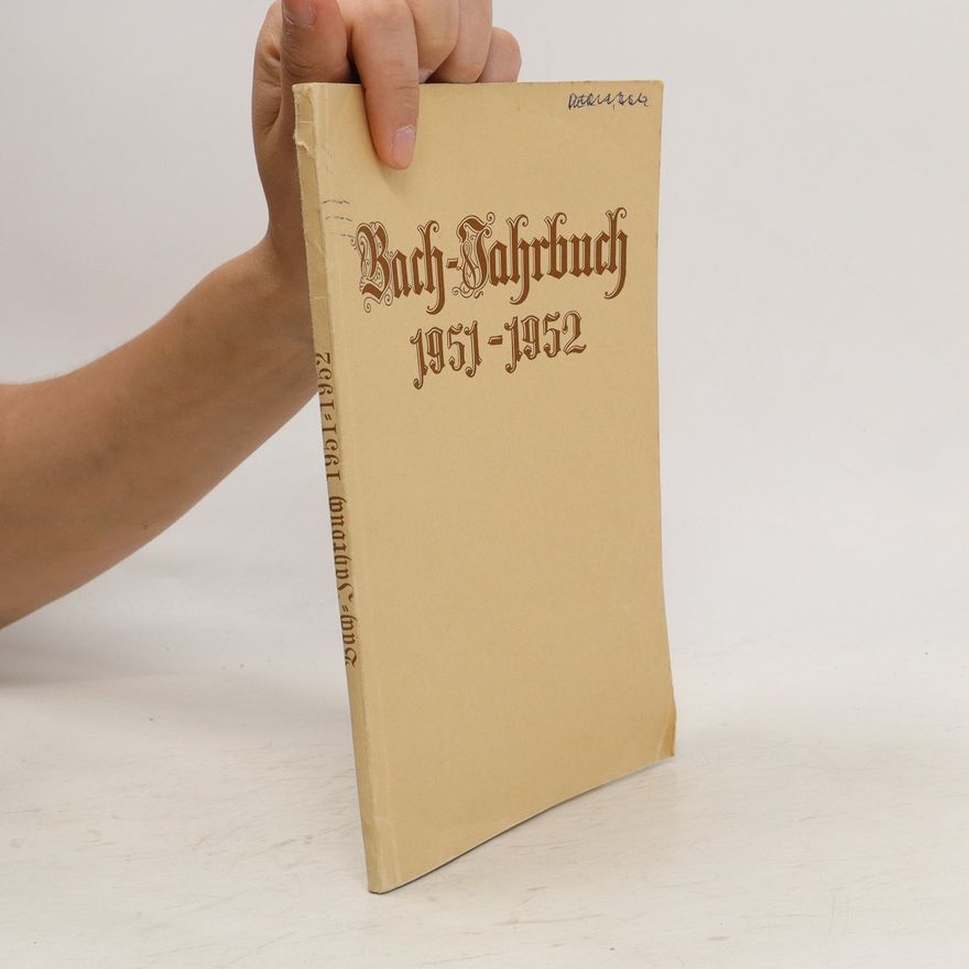 Autorenkollektiv Bach-Jahrbuch 1951-1952
