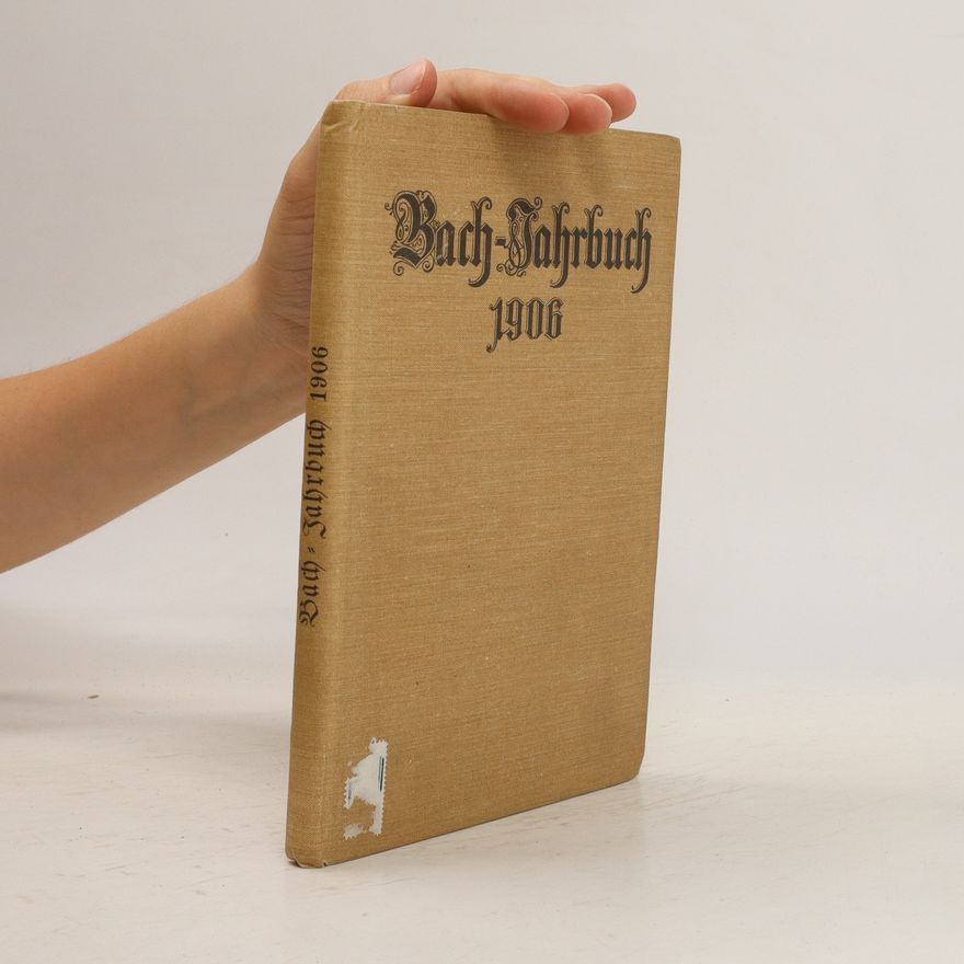 AA.VV. Bach-Jahrbuch 1906