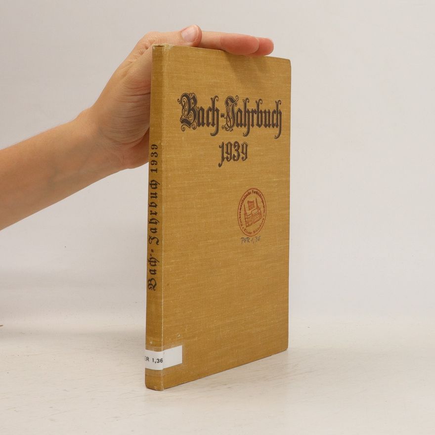 Autorenkollektiv Bach-Jahrbuch 1939
