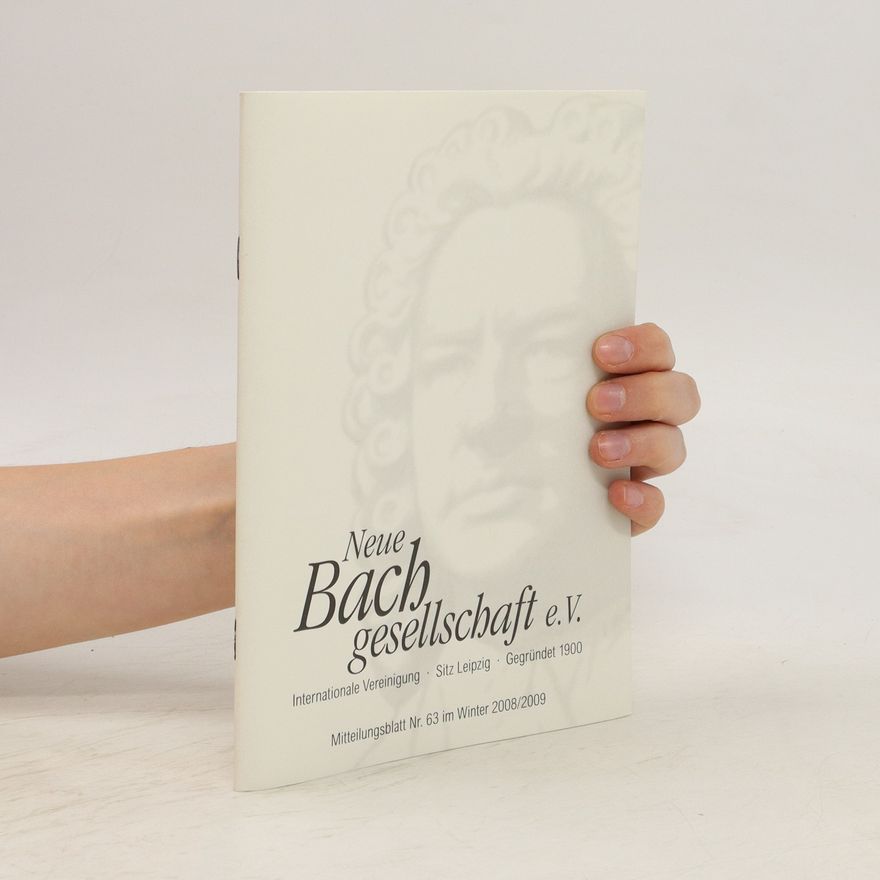AA.VV. Neue Bach gesellschaft 63/2008-9