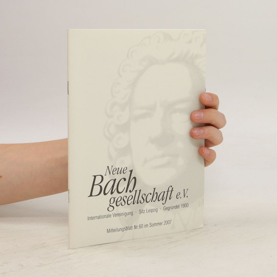 AA.VV. Neue Bach gesellschaft 60/2007