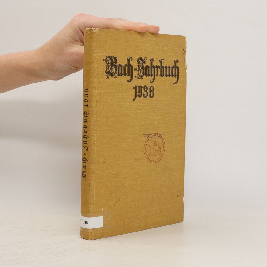 AA.VV. Bach-Jahrbuch 1938