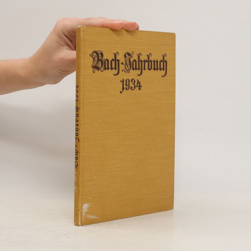 Autorenkollektiv Bach-Jahrbuch 1934